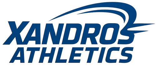 unique color blue logo, transparent background for XandrosAthletics